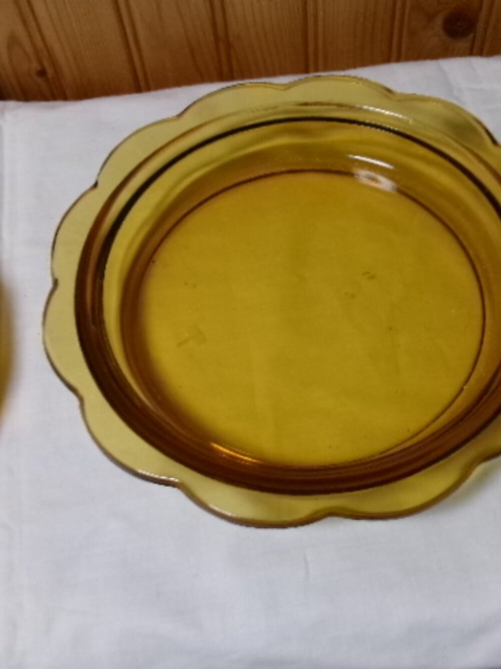 Vtg Art Deco MCM moon and star amber cheese dish LE Smith Mint - Picture 3 of 5